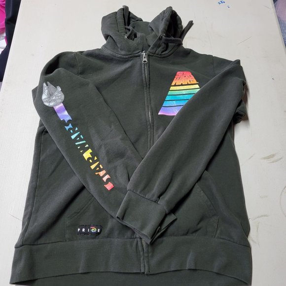 Disney Store Star Wars PRIDE Collection Ladies Medium Millennium Falcon Hoodie - Picture 13 of 16